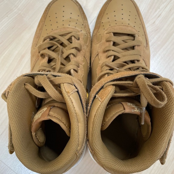 Nike Air Force 1 Mid '07 LV8 Size 12 Muted Bronze/Metallic Gold - Picture 8 of 11